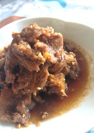 3行レシピ♪豚肉の時雨煮-レシピのメイン写真