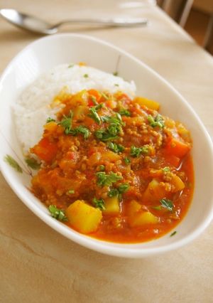 豚ひき肉のカレー-レシピのメイン写真