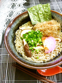 鰹節モリモリ⋆うま味たっぷり蕎麦-レシピのメイン写真