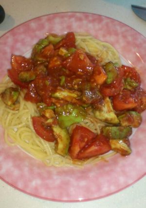 冷製パスタ(*^^*)-レシピのメイン写真