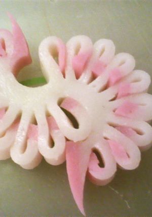 かまぼこの飾り切り（松）-レシピのメイン写真