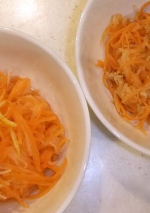 我が家の紅白なます2☆柚子風味とごま風味-レシピのメイン写真