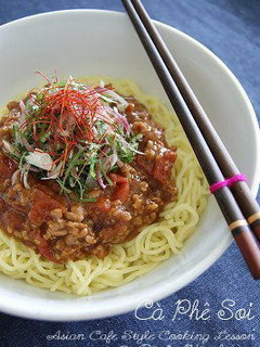 トマトジャージャー麺-レシピのメイン写真