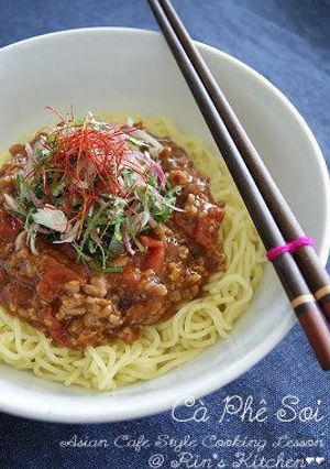 トマトジャージャー麺-レシピのメイン写真
