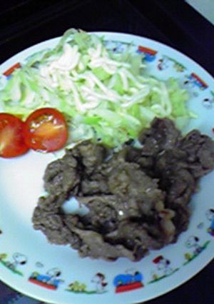 簡単おいしい☆牛こま肉のソテー♪-レシピのメイン写真