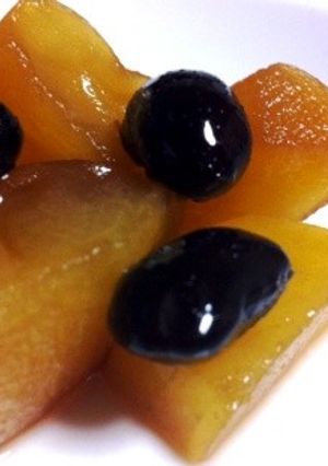 芋リンゴと黒豆の簡単グラッセ-レシピのメイン写真