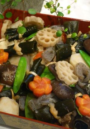 おせちに☆簡単!重ね調理の☆煮しめ♪-レシピのメイン写真