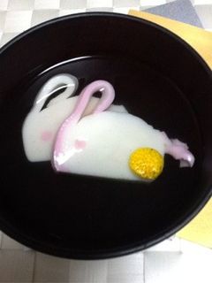 #干支かまぼこ お正月うさぎでお雑煮-レシピのメイン写真
