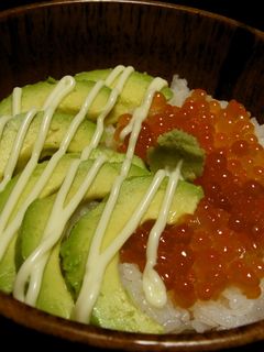 イクラアボカド丼-レシピのメイン写真