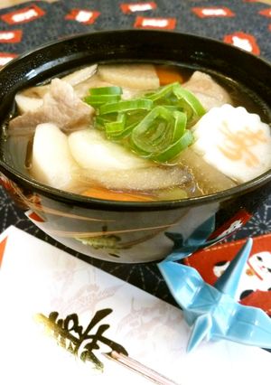 具沢山で美味しいよ♪簡単けんちん風お雑煮-レシピのメイン写真