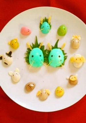 おせちやキャラ弁に☆うずら卵で十二支♪-レシピのメイン写真