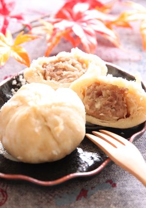 レンジで簡単★パン粉でミニ中華まん-レシピのメイン写真