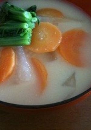 関西風☆白味噌仕立のお雑煮☆-レシピのメイン写真