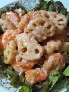 食感がたまらない!エビマヨ蓮根-レシピのメイン写真