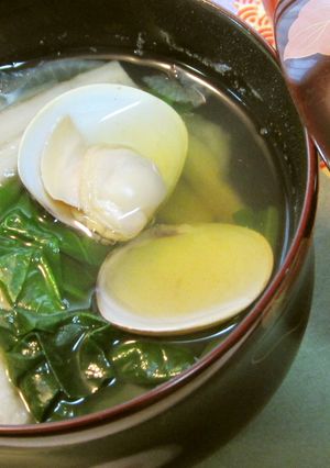 はまぐりのお雑煮！-レシピのメイン写真