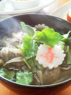 鶏ごぼうのお雑煮-レシピのメイン写真