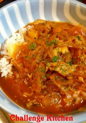 伊藤園「１日分の野菜」でハッシュドポーク-レシピのメイン写真