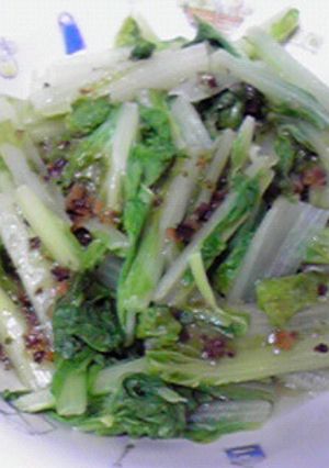 簡単おいしい☆山東菜のにんにく醤油炒め♪-レシピのメイン写真