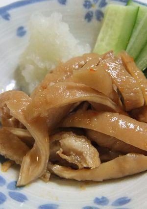 鶏皮の酢醤油漬け-レシピのメイン写真