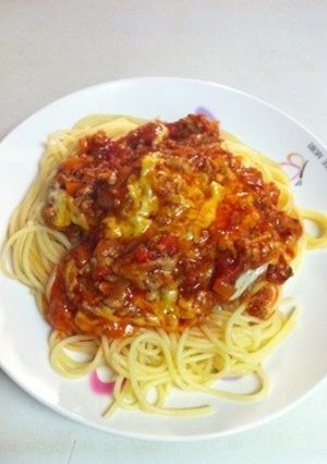 簡単ミートスパゲティー-レシピのメイン写真
