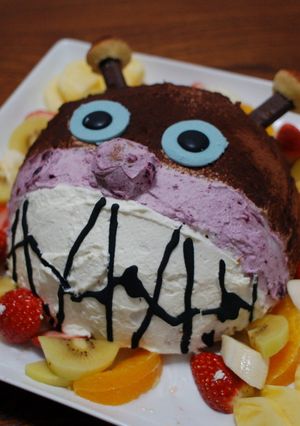 ばいきんまんケーキ-レシピのメイン写真