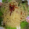 サニーレタスとからすみのパスタ