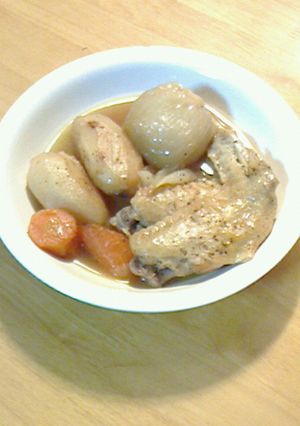 ローストチキン(実際は鶏の洋風煮込み)-レシピのメイン写真