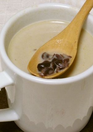 ほっこり♡きなことあんこ♡のほっと豆乳-レシピのメイン写真