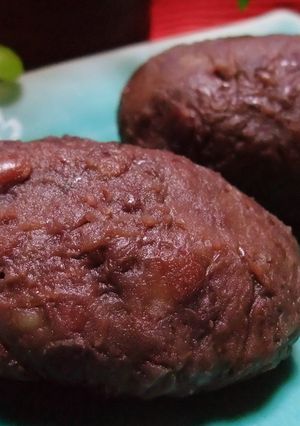 もち米100%甘さ控えめ自家製粒餡おはぎ-レシピのメイン写真