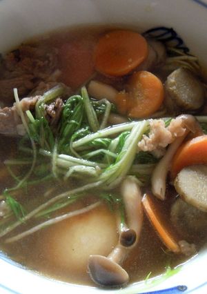 牛肉のお雑煮-レシピのメイン写真