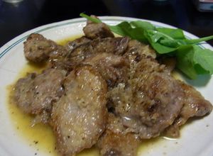 マグロほほ肉のレモンバターソース-レシピのメイン写真