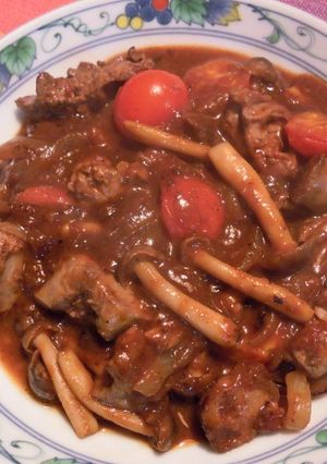 鶏レバーのシチュー煮-レシピのメイン写真