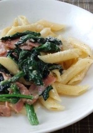■ほうれん草とベーコンのパスタ■-レシピのメイン写真