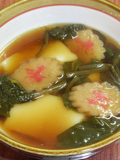ほうれん草の雑煮-レシピのメイン写真