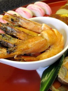 我が家の手作りおせち☆エビの含め煮-レシピのメイン写真