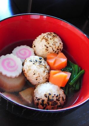 2歳児用お雑煮「ごはん餅」-レシピのメイン写真