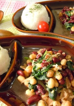 お豆さんのコンソメ煮-レシピのメイン写真