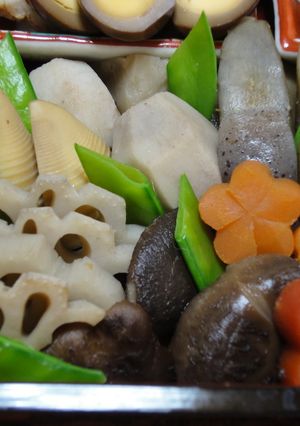 お節料理)お煮しめ(鬼絞め?)-レシピのメイン写真