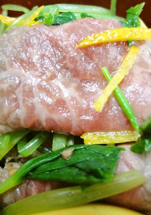 お節料理）和風ローストビーフの柚子和え-レシピのメイン写真
