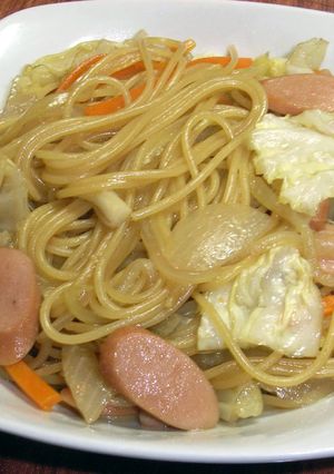 キャベツ玉ねぎ和風パスタ-レシピのメイン写真