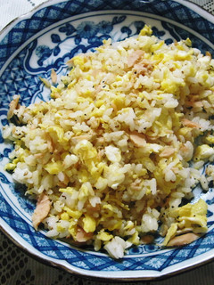 鮭フレークでチャーハン-レシピのメイン写真