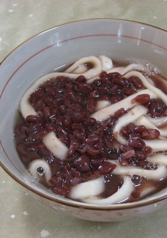 ぜんざいみたいな小豆のほうとう☆-レシピのメイン写真