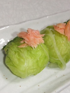白菜で手まり寿司(白菜の使い方)-レシピのメイン写真