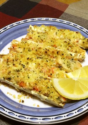 タラバガニのハーブパン粉焼き-レシピのメイン写真
