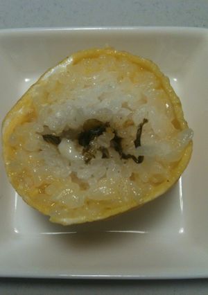 裏技！　これなら簡単卵巻きおにぎり-レシピのメイン写真
