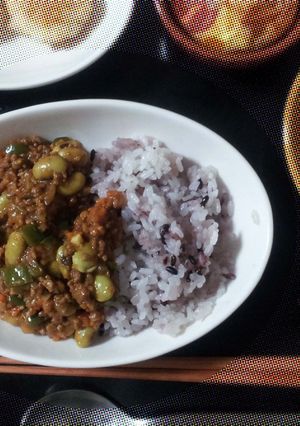 豆とひき肉のカレー-レシピのメイン写真