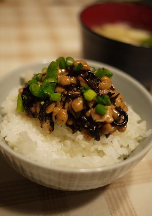 Fe補給!!ひじき納豆-レシピのメイン写真