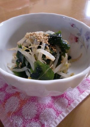 ノンオイル☆もやしの薬味和え-レシピのメイン写真