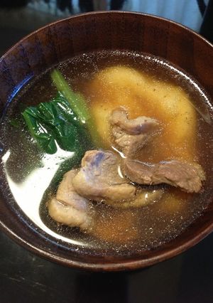 鴨のお雑煮-レシピのメイン写真