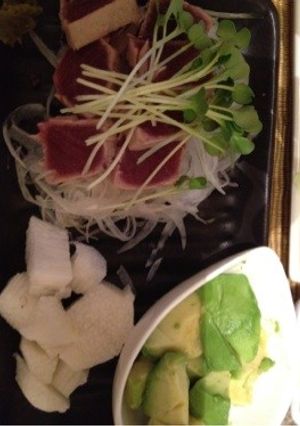 炙りマグロをつまみに-レシピのメイン写真